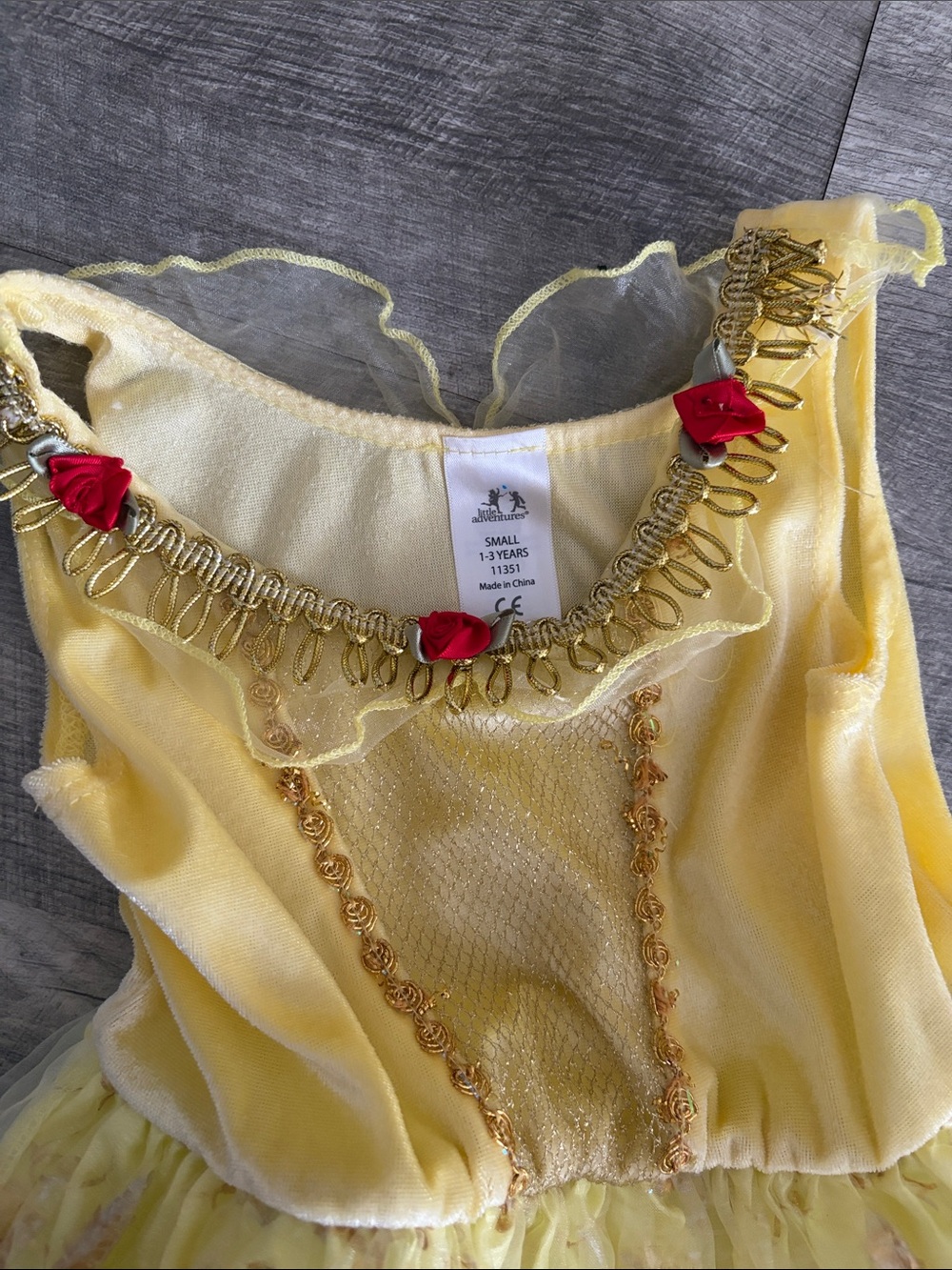 Belle Great Pretenders Princess Kids Costume Dress 1-3 years - Picture 3 of 4